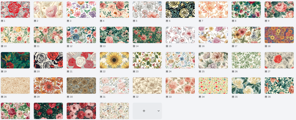 40 Elegant floral prints for your DYI mug wrap projects | digital downloads