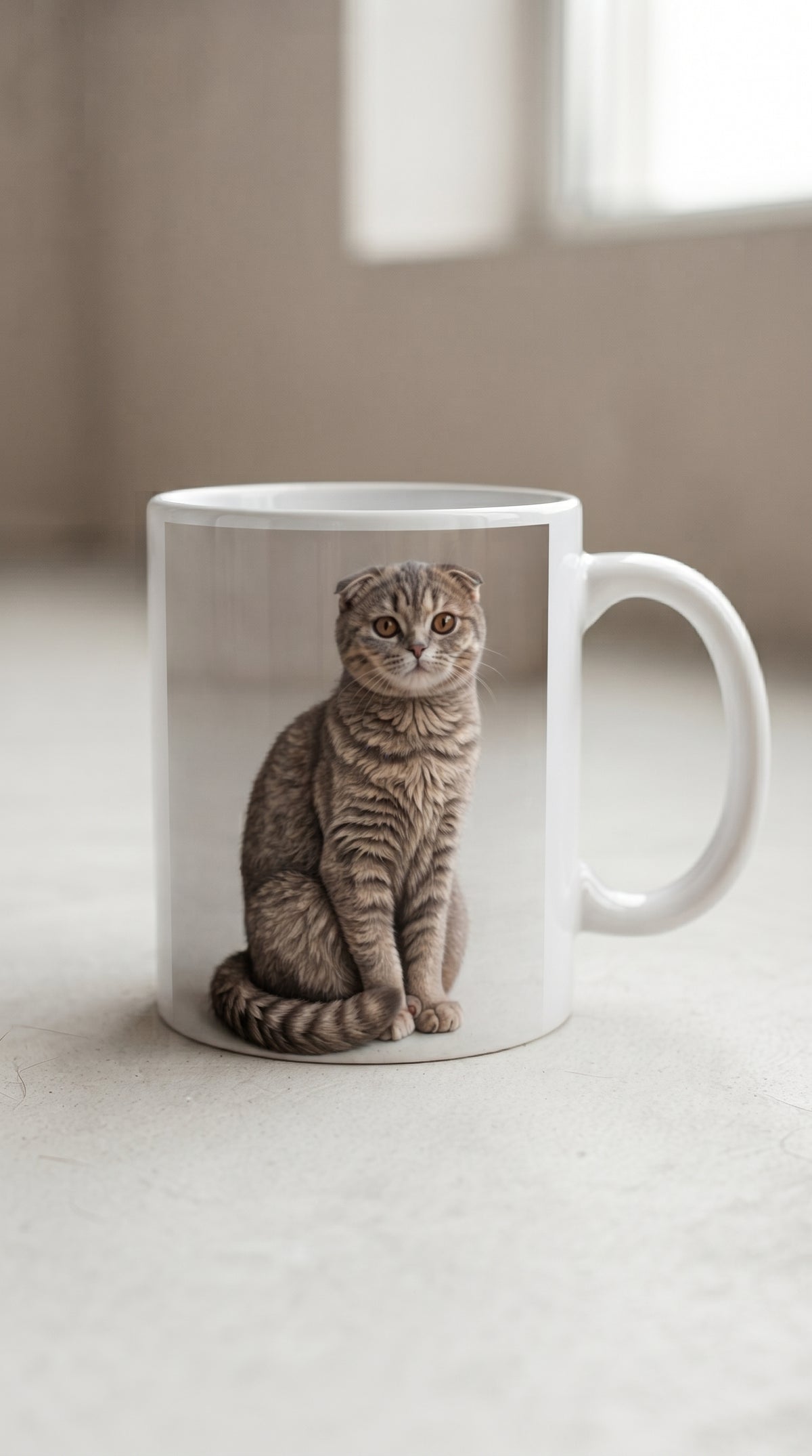 Personalised pet photo & text ceramic mug - custom gift for pet parents | Highton Gifts