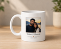 Personalised photo and text mug – custom design gift